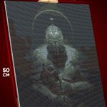 Алмазная мозаика Темная фэнтези рыцарь Dark Souls 40x50