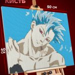 Алмазная мозаика Семь смертных грехов Аниме Бан 40x50