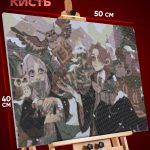 Алмазная мозаика Гарри Поттер Арт Хогвартс 40x50