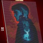 Алмазная мозаика Гарри Поттер Гарри из Хогвартса 40x50