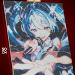 Алмазная мозаика Vocaloid Аниме Мику Хатсуне 40x50