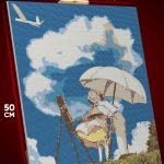 Алмазная мозаика Аниме Ветер крепчает Дзиро и Наоко 40x50