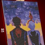 Алмазная мозаика Marvel Человек-паук Майлз и Гвен 40x50
