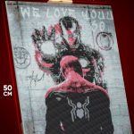 Алмазная мозаика Marvel Железный человек и Человек-паук 40x50