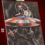 Алмазная мозаика Marvel Баки Зимний солдат 40x50