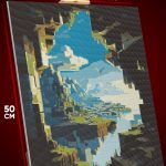 Алмазная мозаика Игры Майнкрафт 40x50