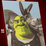 Алмазная мозаика Мультфильмы Шрек 40x50