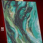 Алмазная мозаика Абстракция волны 40x50