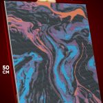 Алмазная мозаика Абстракция волны 40x50