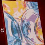Алмазная мозаика Абстракция стекляные шары 40x50