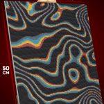 Алмазная мозаика Абстракция волны 40x50