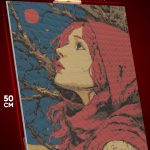 Алмазная мозаика Темная фэнтези девушка Красная Шапочка 40x50