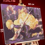 Алмазная мозаика Клинок рассекающий демонов Аниме Зеницу 40x50