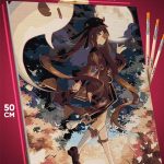 Картина по номерам Геншин Импакт Игра Ху Тао 40x50