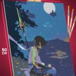 Картина по номерам Геншин Импакт Игра Сяо 40x50