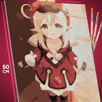 Картина по номерам Геншин Импакт Игра Кли 40x50