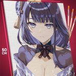 Картина по номерам Геншин Импакт Игра Сёгун Райдэн 40x50