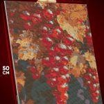 Алмазная мозаика Еда красные ягоды осень 40x50