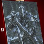 Алмазная мозаика Темная фэнтези рыцарь Dark Souls 40x50