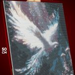 Алмазная мозаика Фэнтези птица 40x50
