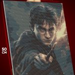 Алмазная мозаика Гарри Поттер Гарри из Хогвартса 40x50