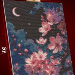 Алмазная мозаика Цветы сакура Япония 40x50
