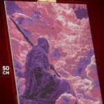 Алмазная мозаика Темная фэнтези жнец Смерть с косой 40x50