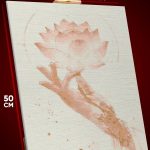 Алмазная мозаика Цветы лотос 40x50
