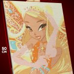 Алмазная мозаика Мультфильмы Клуб Винкс Стелла 40x50