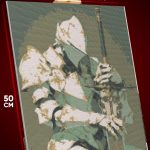 Алмазная мозаика Темная фэнтези рыцарь паладин 40x50