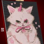 Алмазная мозаика Котики Арт эстетика 40x50