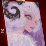 Алмазная мозаика Фэнтези девушка овен 40x50
