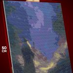 Алмазная мозаика Темная фэнтези волшбеник с посохом маг 40x50