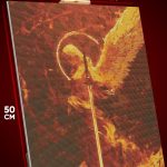 Алмазная мозаика Религия ангел девушка с мечом 40x50