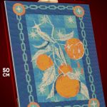 Алмазная мозаика Еда апельсины абстракция 40x50