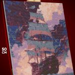 Алмазная мозаика Пейзаж морской корабль 40x50
