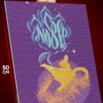 Алмазная мозаика Мультфильмы Дисней Алладин лампа 40x50