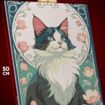 Алмазная мозаика Котики викторианский стиль 40x50