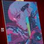 Алмазная мозаика Киберпанк Аниме Люси 40x50