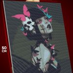 Алмазная мозаика Девушка Арт готическая 40x50