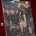 Алмазная мозаика Темная фэнтези замок 40x50
