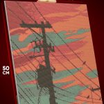 Алмазная мозаика Пейзаж городской столб 40x50
