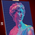 Алмазная мозаика Статуя эстетика девушка 40x50