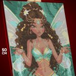Алмазная мозаика Мультфильмы Клуб Винкс Лейла 40x50
