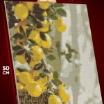 Алмазная мозаика Еда лимоны 40x50