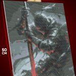 Алмазная мозаика Темная фэнтези рыцарь Dark Souls 40x50