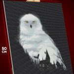 Алмазная мозаика Гарри Поттер сова 40x50