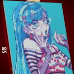 Алмазная мозаика Monster High Аниме-арт девушка 40x50