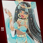 Алмазная мозаика Monster High Аниме-арт девушка 40x50
