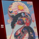 Алмазная мозаика Животные змея абстракция 40x50